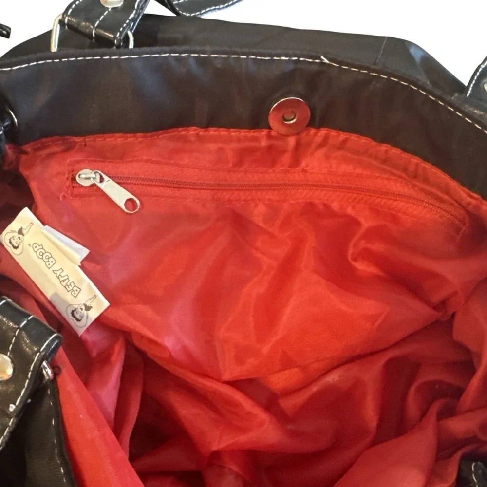 Betty Boop Shoulder Bag Purse Satchel Tote Black Red 2008 Collectible NWOT
